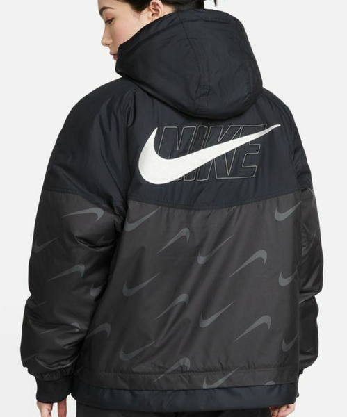 Czarna Kurtka Damska Nike Therma-FIT Synthetic Oversize DD4642-010 S