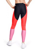 Czarno-Czerwone Damskie Legginsy Under Armour HeatGear 1351725002 S/M