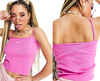 Różowy Top Damski Nike Essential Cami CZ9294-623 Slim Fit S