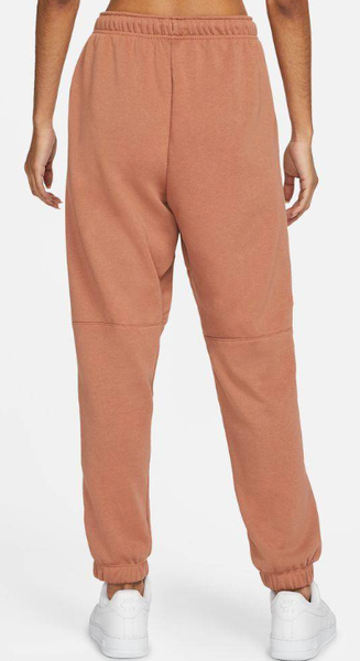 Nike Spodnie Dresowe Damskie - Brązowe - Rozmiar S - Nsw Air Flc - DM6061-215