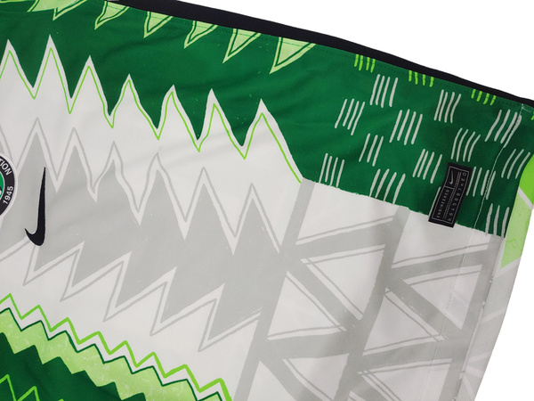 Zielono-Biała Koszulka Junior Nike Nigeria 2020 CT4233-100 S 128-137 cm