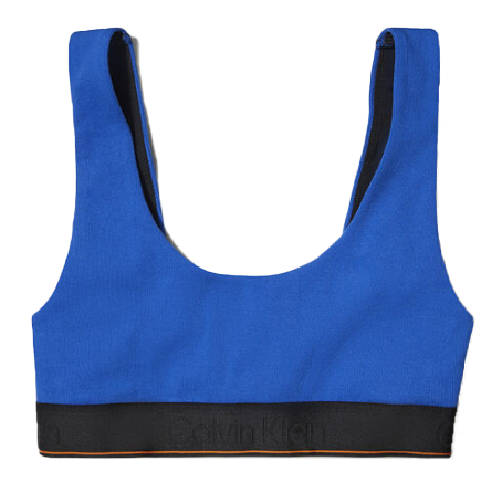 Biustonosz Calvin Klein - Braletka - Stanik w Kształcie U - Niebieski - Rozmiar M - 0040106WAE X2E