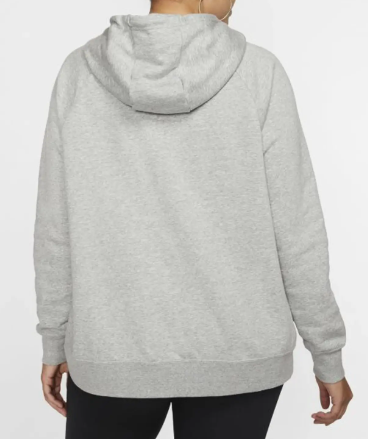 Szara Bluza Damska Nike CJ0409063 3X z Kapturem