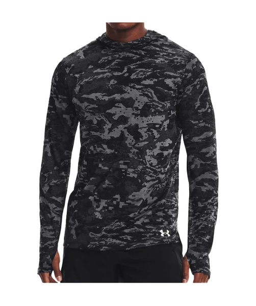 Czarna Koszulka Męska Under Armour 1361467001 L HeatGear Camo