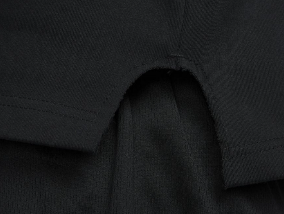 Czarny T-shirt Damski Nike Dri-FIT Cut-Off Crew DH7569-010 S