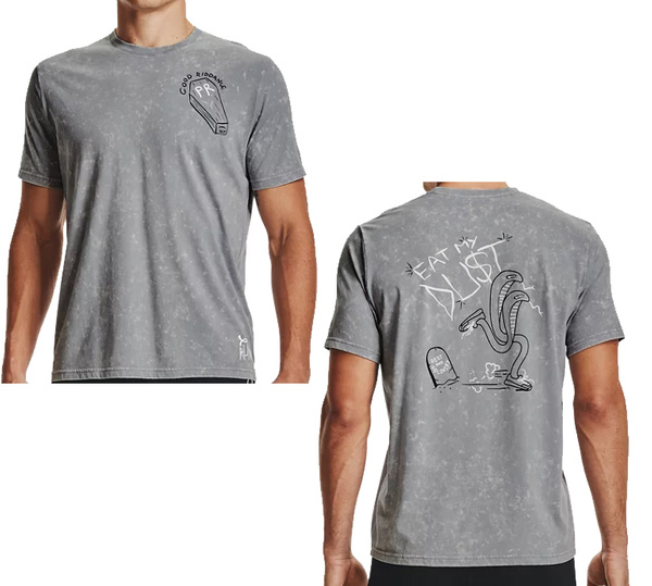 Szara Męska Koszulka Under Armour Run Your Face Off 1361482035 L