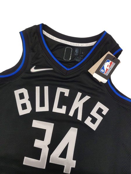Czarna Koszulka NBA Bucks Antetokounmpo MVP Edition S