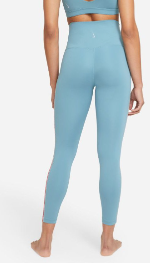 Nike Legginsy Damskie - Treningowe - Niebieskie - Rozmiar S - Crochet 7/8 Tight Yoga - DA1037-424