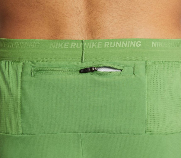 Spodenki Męskie Nike - Do Biegania - Zielone - Dri-FIT Stride Running - DM4755-377 - Rozmiar 4XL