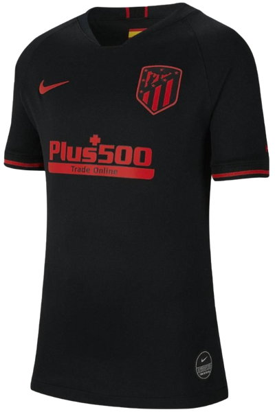 Czarna Koszulka Junior Nike Atlético de Madrid AJ5791-011 S 128-137 cm
