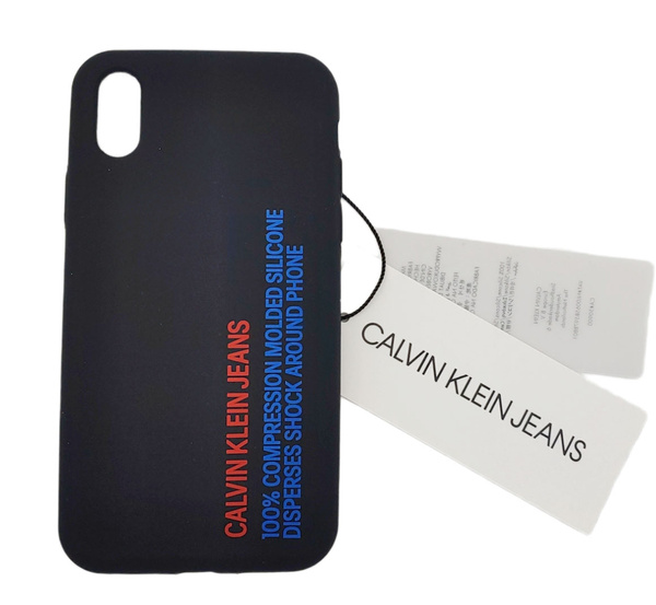 CALVIN  KLEIN JEANS SILICONE IPHONE X CASE