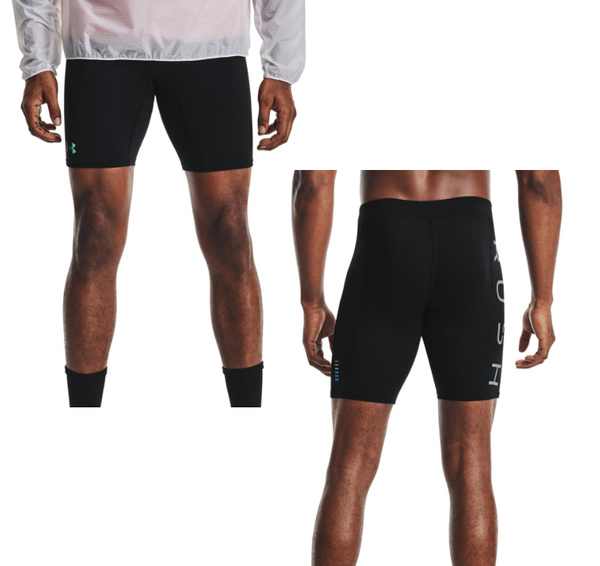 Czarne Męskie Spodenki Under Armour HeatGear Compression 1361485001 L