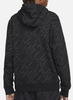 Bluza Nike Męska z Kapturem - Czarna - Nierozpinana - Rozmiar XXL - Sportswear Fleece Printed - DR9278-010