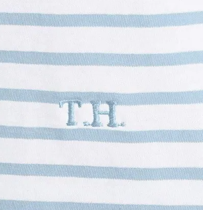 Koszulka Damska Tommy Hilfiger Biała w Paski S WW0WW25270533