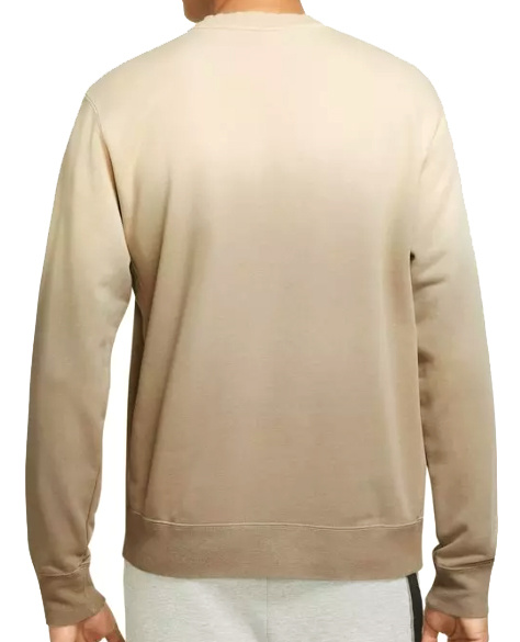 Beżowa Męska Bluza Nike Club Fleece Dip Dye DQ4627-247 L