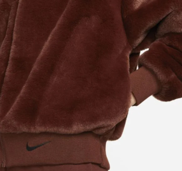 Kurtka Futro Nike Sportswear Essentials Faux Fur Oversized Fit DD5116-273 M