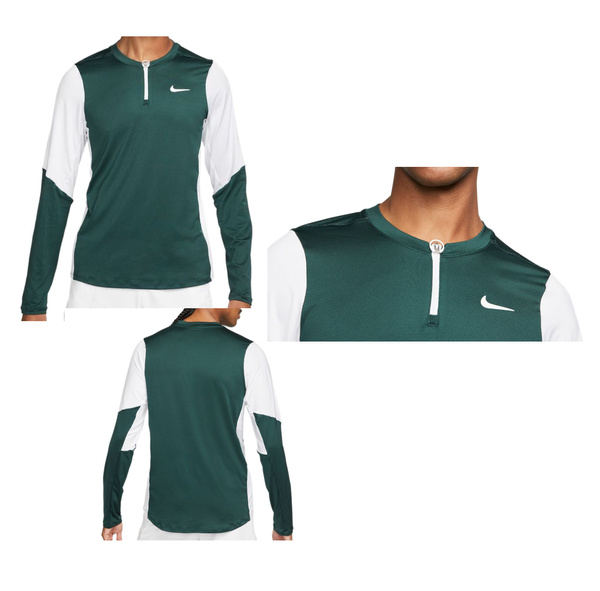 Zielona Koszulka Nike Tennis DD8370397 M Męska