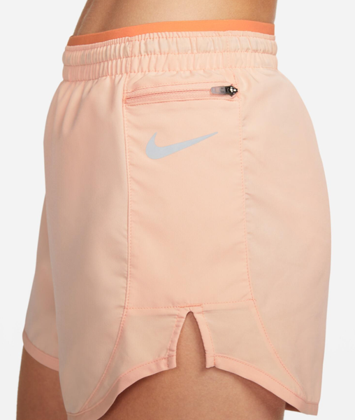 Nike Spodenki Damskie - Do Biegania - Pomarańczowe - Rozmiar S - Tempo Luxe Run - CZ9584-800