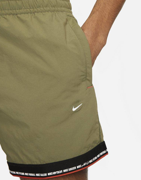 Zielone Męskie Spodenki Nike F.C. Tribuna Woven DH9678222 XS
