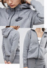 Szara bluza Nike AJ7339-091 M Damska z Kapturem Rozpinana