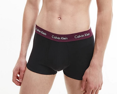 Czarne Męskie Bokserki Calvin Klein 3-Pak M 000U2664G-WHX