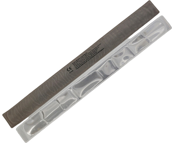 Opaski Odblaskowe PolarFox Srebrne 2 szt.