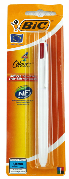 Długopis BIC 4w1 4 Kolory 1 mm Automatyczny