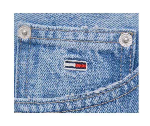 Tommy Jeans Spodnie Damskie - Betsy Loose - Niebieskie - Rozmiar 28/30 - DW0DW12358