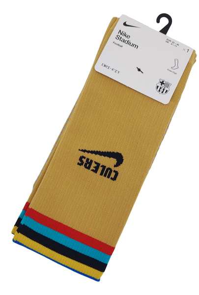 Złote Getry Nike FC Barcelona Away DJ8356714 L 42-46