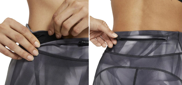 Multikolorowe Damskie Legginsy Nike Epic Faster Run Dri-FIT CZ9236010 XS