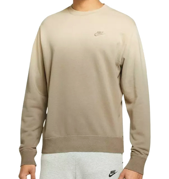 Beżowa Męska Bluza Nike Club Fleece Dip Dye DQ4627-247 L