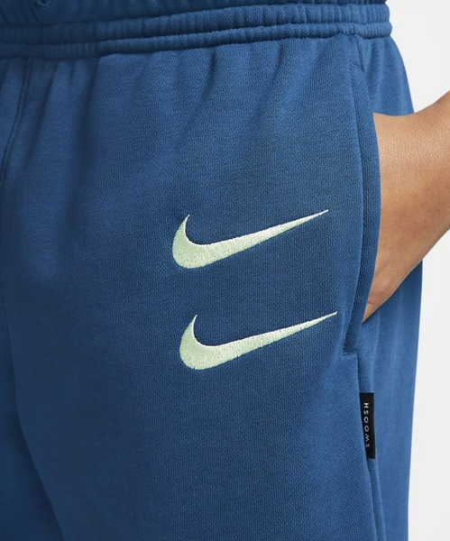 Niebieskie Spodenki Nike CW1026-499 S Junior Chłopięce