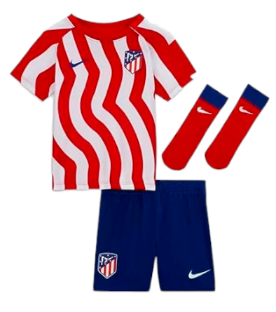 Dziecięcy Komplet Piłkarski Nike Atlético Madryt 22/23 DM2192101 104-110cm S