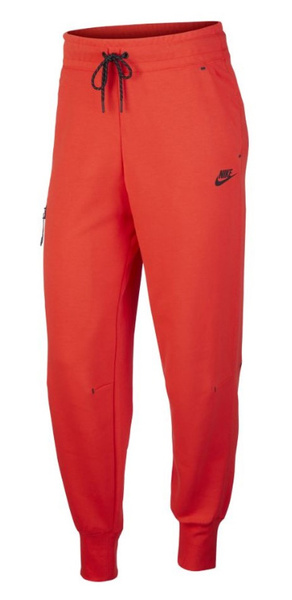 Nike Spodnie Dresowe Damskie - Joggery - Czerwone - Rozmiar XL - Nsw Tech Fleece - CW4292-673
