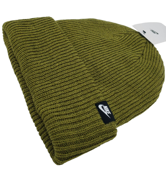 Zielona Czapka Nike Zimowa Fisherman Ribbed DV5435378