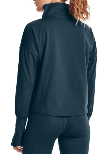 Niebieska Bluza Damska Under Armour SM Zamek 1/2 ColdGear -  1356358467