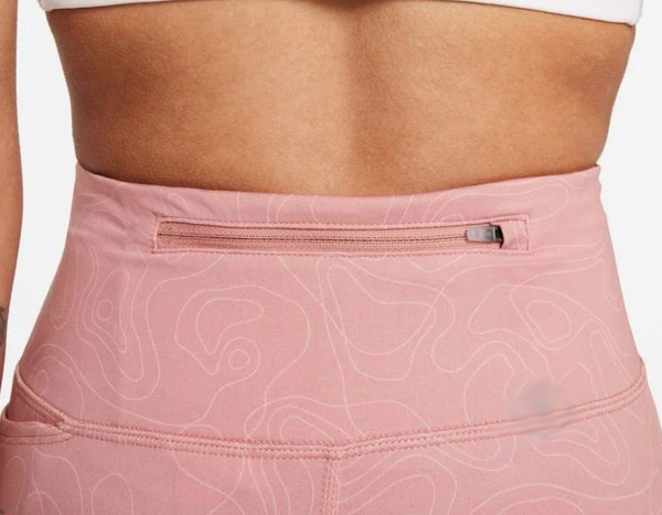 Pomarańczowe Damskie Legginsy Nike Epic Fast 3/4 XXS DA1250-685