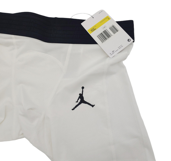 Nike Spodenki Męskie Kompresyjne - Białe - Rozmiar S -Jordan Sport Dri-Fit - CV8486-100