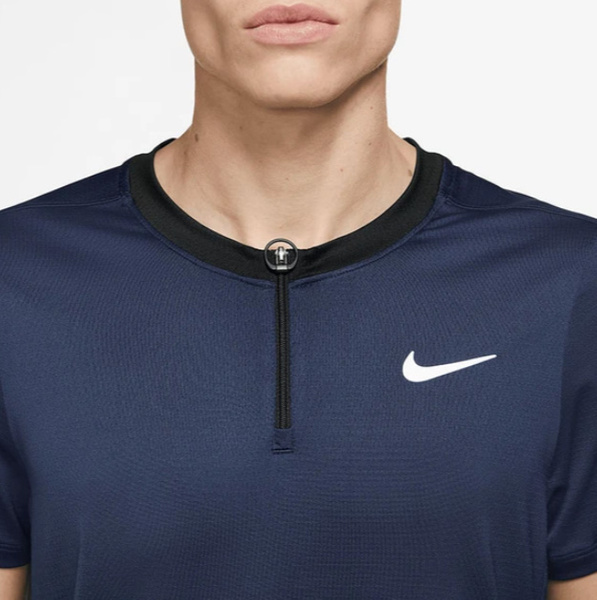 Nike Koszulka Tenisowa Granatowa - Męska - Rozmiar XXL - Court Advantage - DD8321-410