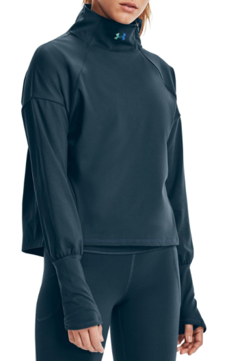 Niebieska Bluza Damska Under Armour SM Zamek 1/2 ColdGear -  1356358467