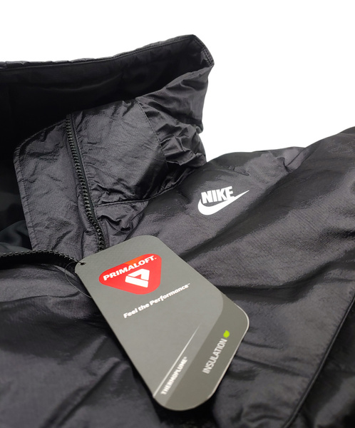 Nike Kurtka Damska Parka - Czarna - Wodoodporna - Sportswear Therma Fit Primaloft - DV5217-010 - Plus Size - Rozmiar 2X