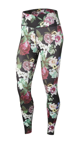 LEGGINSY  SPORTOWE NIKE ONE FLORAL CU6099010 r. XS