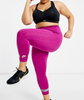 Fuksja Legginsy Damskie Nike 1X DA3114-564 Air 7/8 Plus Size