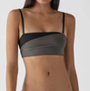 Calvin Klein Biustonosz - Szary Stanik Top - Rozmiar S - Unlined Bandeau - 0040164WBE IJ2