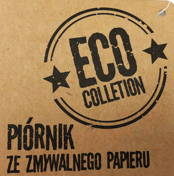 PIÓRNIK  ECO ZE ZMYWALNEGO PAPIERU 24x7cm