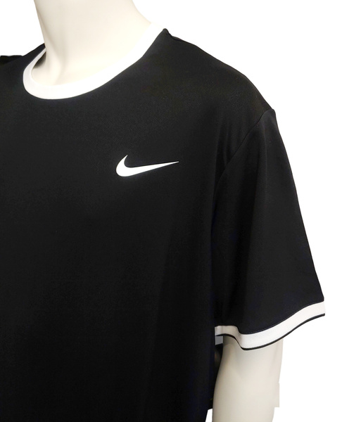 Czarna Męska Koszulka Nike Court Tennis Dri-FIT AQ5306-010 L