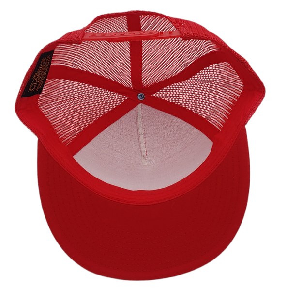 CZAPKA  Z DASZKIEM SNAPBACK SIATKA CZERWONA YUPOONG