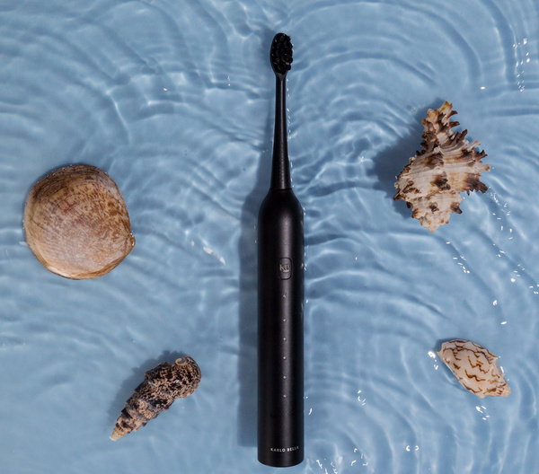 Szczoteczka Soniczna Futerał Końcówki Prezent USB Czarna Karlo Bella