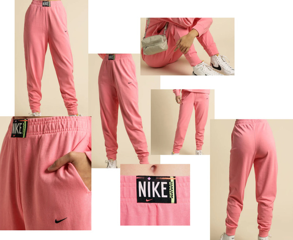 Spodnie Nike Joggers S CZ9859-675 Różowe