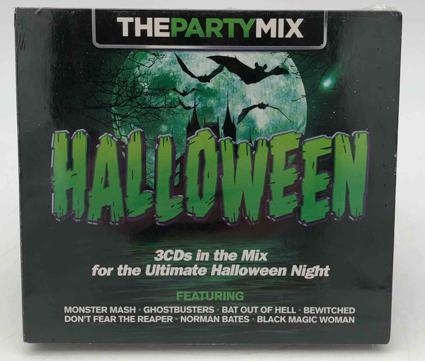 PARTY  MIX HALLOWEEN 3xcd SINATRA, FLEETWOOD MAC, CASH